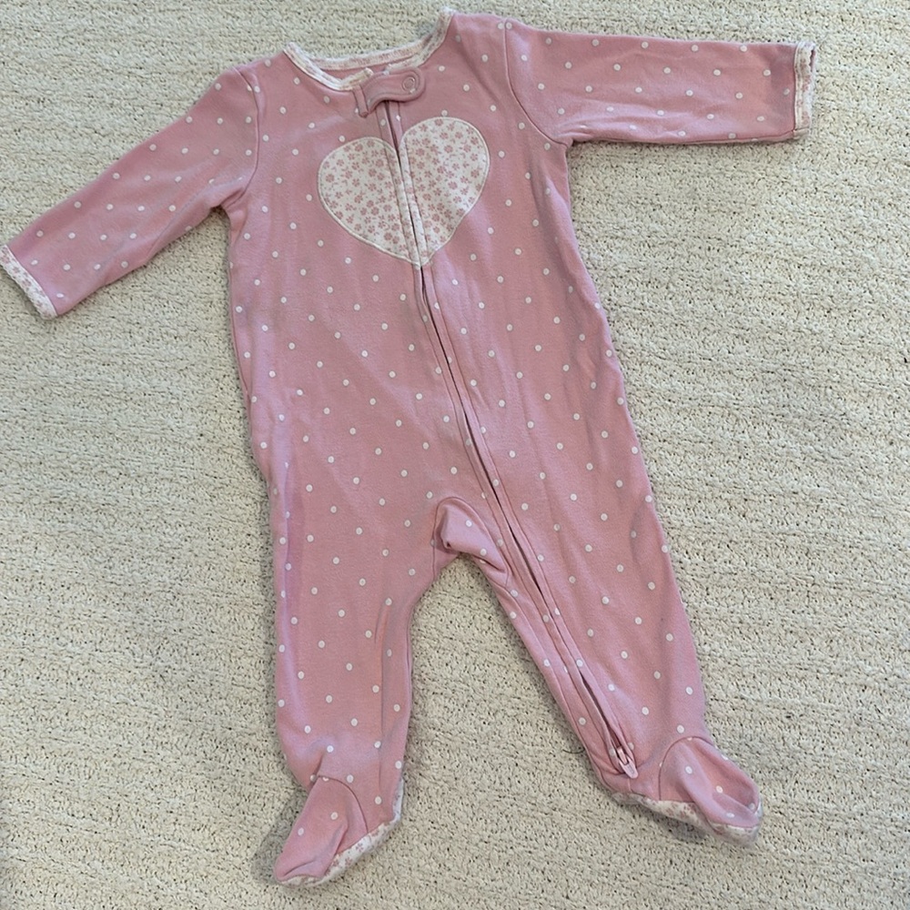 Baby zip up onesie 6 months